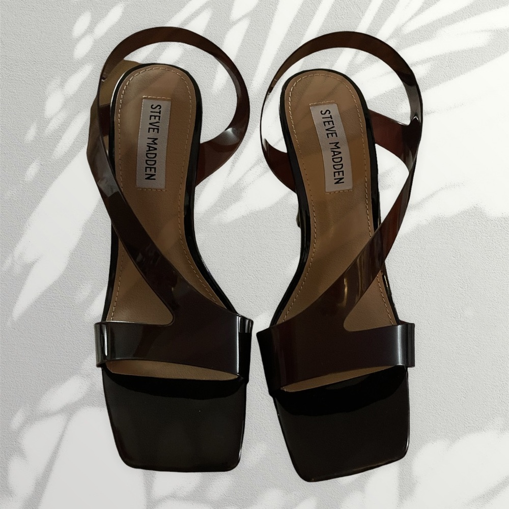 Steve Madden Nila lucite heels. New in Box.